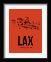 LAX Los Angeles Airport Orange Fine Art Print