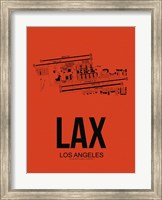 LAX Los Angeles Airport Orange Fine Art Print
