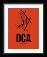 DCA Washington Airport Orange Fine Art Print