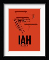 IAH Houston Airport Orange Fine Art Print