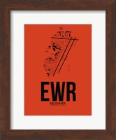 EWR Newark Airport Orange Fine Art Print
