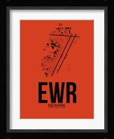 EWR Newark Airport Orange Fine Art Print