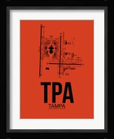 TPA Tampa Airport Orange Fine Art Print