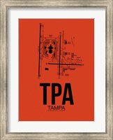 TPA Tampa Airport Orange Fine Art Print