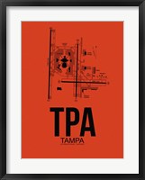 TPA Tampa Airport Orange Fine Art Print