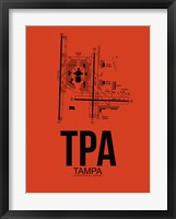 TPA Tampa Airport Orange Fine Art Print
