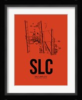 Salt Lake City Airport Orange Framed Print