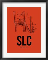 Salt Lake City Airport Orange Framed Print