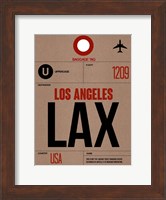 LAX Los Angeles Luggage Tag 1 Fine Art Print