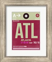 ATL Atlanta Luggage Tag 2 Fine Art Print