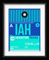 IAH Houston Luggage Tag 2 Fine Art Print