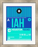 IAH Houston Luggage Tag 2 Fine Art Print