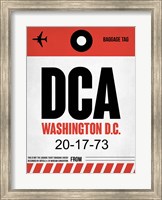 DCA Washington Luggage Tag 1 Fine Art Print
