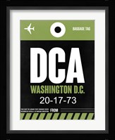 DCA Washington Luggage Tag 2 Fine Art Print