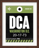 DCA Washington Luggage Tag 2 Fine Art Print