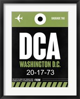 DCA Washington Luggage Tag 2 Fine Art Print