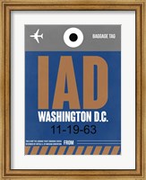 IAD Washington Luggage Tag 2 Fine Art Print