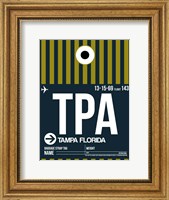 TPA Tampa Luggage Tag 2 Fine Art Print