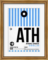 ATH Athens Luggage Tag 1 Fine Art Print