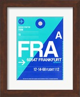 FRA Frankfurt Luggage Tag 1 Fine Art Print