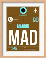 MAD Madrid Luggage Tag 1 Fine Art Print