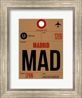 MAD Madrid Luggage Tag 2 Fine Art Print