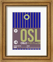 OSL Oslo Luggage Tag 2 Fine Art Print