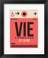 VIE Vienna Luggage Tag 1 Fine Art Print