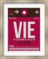 VIE Vienna Luggage Tag 2 Fine Art Print