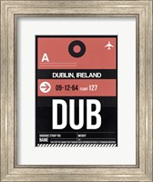 DUB Dublin Luggage Tag 2 Fine Art Print
