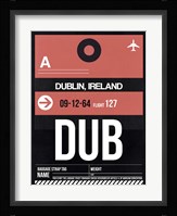 DUB Dublin Luggage Tag 2 Fine Art Print