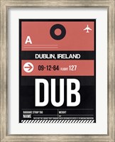 DUB Dublin Luggage Tag 2 Fine Art Print