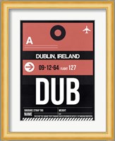 DUB Dublin Luggage Tag 2 Fine Art Print