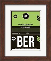 BER Berlin Luggage Tag 2 Fine Art Print
