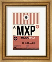 MXP Milan Luggage Tag 1 Fine Art Print
