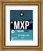 MXP Milan Luggage Tag 2 Fine Art Print