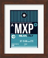 MXP Milan Luggage Tag 2 Fine Art Print