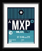 MXP Milan Luggage Tag 2 Fine Art Print