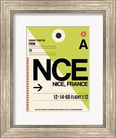 NCE Nice Luggage Tag 2 Fine Art Print