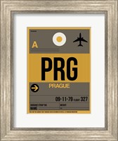 PRG Prague Luggage Tag 1 Fine Art Print