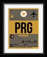 PRG Prague Luggage Tag 1 Fine Art Print