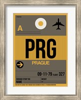 PRG Prague Luggage Tag 1 Fine Art Print