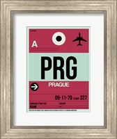 PRG Prague Luggage Tag 2 Fine Art Print