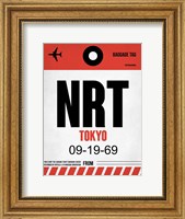 NRT Tokyo Luggage Tag 1 Fine Art Print