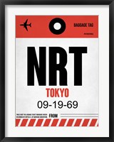 NRT Tokyo Luggage Tag 1 Fine Art Print