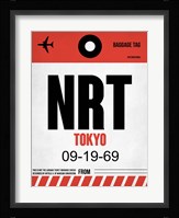 NRT Tokyo Luggage Tag 1 Fine Art Print