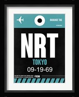 NRT Tokyo Luggage Tag 2 Fine Art Print