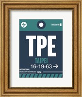 TPE Taipei Luggage Tag 1 Fine Art Print