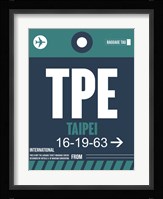 TPE Taipei Luggage Tag 1 Fine Art Print