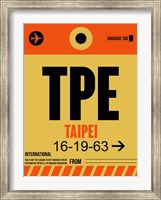 TPE Taipei Luggage Tag 2 Fine Art Print